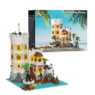 Xbert Brix 66095 Sierra Madre Fortress MOC Building Block Set 4567PCS Brick Assembly Kit for Children's Gifts Creative D