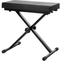 Classic Cantabile Keyboardbank Keyboardbank Deluxe schwarz höhenverstellbar Hocker, zusammenklappbar