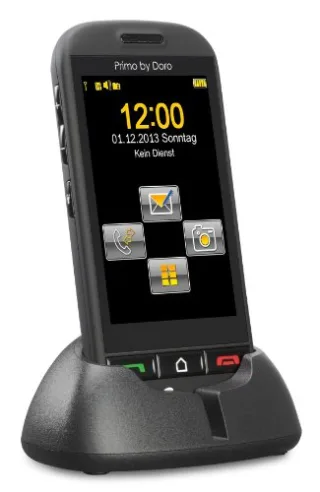 Primo 571 by Doro GSM Mobiltelefon mit großem 35 Zoll (89 cm) Touchscreen und 2 Megapixel Kamera