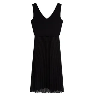 Ted Baker Larnahh 2-in-1 Falten-cami-kleid, Schwarz