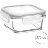 LAV Frischhaltedose LAV Fresco Glasbehälter mit Deckel – 375 ml (12 3/4 oz), 1er Set, Glas