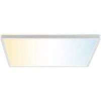 Hanseatic LED Panel DLP220A, CCT - über Fernbedienung, LED fest integriert, warmweiß - kaltweiß, Deckenlampe, Deckenleuchte, dimmbar, CCT über Wandschalter, Backlight