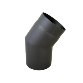 Bertrams Bogen 07SB11-150 11°, Ø 150 x 2 mm, 2-tlg., feststehend, ohne Tür, gussgrau