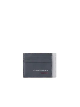 Piquadro Geldbörse Grau Schwarz
