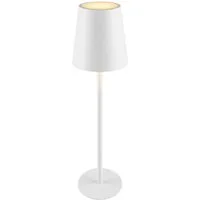 Coen Bakker LED Tischleuchte Portable Light, Dimmfunktion, LED, warmweiß, kaltweiß, neutralweiß, USB touch Dimmer außen weiß 27,5cm 34 LEDs