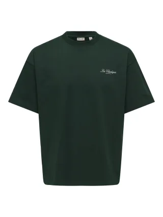 ONLY&SONS - ONSLES CLASSIQUES LOOSE PRINT SS TEE Pine Grove - Gr. - M