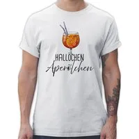 Shirtracer T-Shirt Hallöchen Aperölchen I Aperol Spritz Mädelsabend I Aperol Spritz Gesch Karneval & Fasching