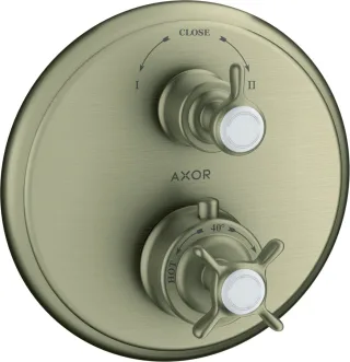Hansgrohe Thermostat UP Axor Montreux F-Set brushed nickel m.Absperr-u.Umstellventil, 16820820 16820820
