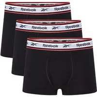 Reebok Trunk BARLOW basic, bequem, weich, mit Logo, breiter Bund, Baumwollmix