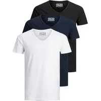 Jack & Jones T-Shirt Basic V-Neck (3-tlg., 3er Pack) etwas länger geschnitten, nicht zu kurz