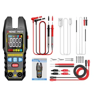 ANENG PN131 Digital Multimeter True RMS 4000 Counts Rechargeable NCV Clamp Meter AC DC Voltage Current Resistance Capaci