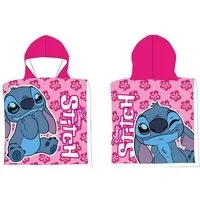 Disney Poncho Lilo & Stitch Pink Wink Poncho 50x100