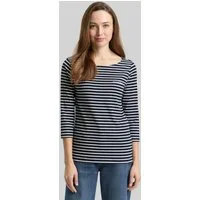 TOM TAILOR 3/4-Arm-Shirt T-Shirt (im Einserpack) Langarmshirt mit Streifenmuster