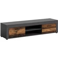 OTTO home Lowboard AOSTA, Breite 160 cm, 2 Klappen, 2 offene Fächer (in verschiedenen Farbausführungen, individuell kombinierbar), TV-Board, Mediaboard, TV-Möbel, TV-Lowboard, Fernsehschrank, Sideboard