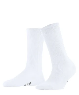 ESPRIT socks & tights - Esprit Reflection Rib Damen white - Gr. - 36.5