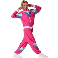 dressforfun Kostüm Damenkostüm, Bunte Jacke und Hose im klassischen Stil der 80er und 90er.