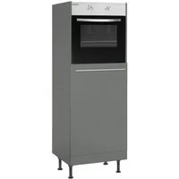 OPTIFIT Backofenumbauschrank Bern 60 cm breit, 176 cm hoch, höhenverstellbare Stellfüße, mit Metallgriff