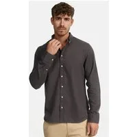 Indicode Langarmhemd Herren Riverside Herrenhemd Langarm Langarmhemd mit Button-Down-Kragen