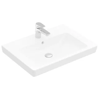 Villeroy & Boch Subway 2.0 Waschtisch 7113KG01 65 x 47 cm, weiß, mit Hahnloch und Überlauf