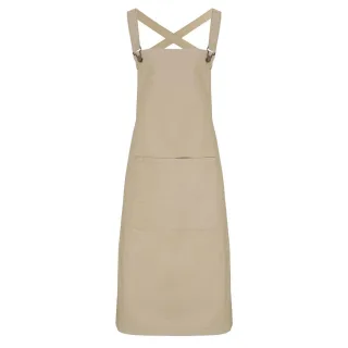 Premier Cross Back Barista Latzschürze (Khaki)