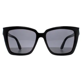 Atum Eden C1 glÃ¤nzende schwarze rauchgraue Sonnenbrille mit Farbverlauf