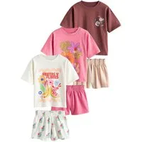 Next Pyjama Kurze Schlafanzüge, 3er-Pack (6 tlg)