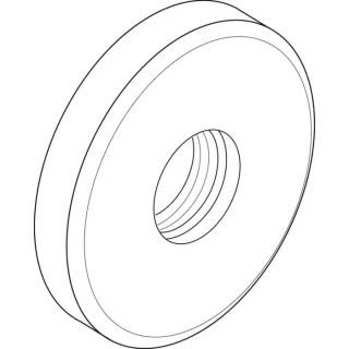 Ideal Standard Rosette für Wand-WT-Armatur, Chrom F960967AA