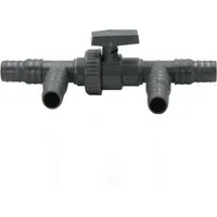 HAF Bypass-Set 3 Wege Solarweiche 2-teilig Bypass Pool Pumpe Solar Heizung Wärmepumpe, (2-tlg., 32mm und 38mm Schlauchanschluss), Bypass Set für den Anschluss von Wärmepumpen, Solarheizungen etc.