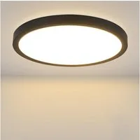 Nettlife LED Panel LED Deckenleuchte Warmweiß Ø22cm, LED fest integriert, Warmweiß, für Küche Flur Schlafzimmer