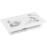 Apex Distroplate VPP/D, Wasserkühlung weiß/transparent, für Dark Base Pro 901
