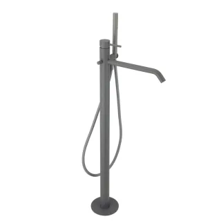 Herzbach DEEP GREY Wanneneinlaufsäule, 23.220700.1.06 23.220700.1.06
