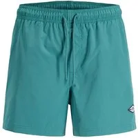 Jack & Jones PlusSize Badeshorts JPSTMAUI TROPIC SOLID SWIM SHORTS PLS Kunstfaser, mit elastischem Bund