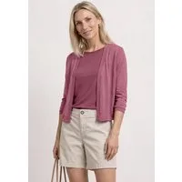 STREET ONE Shirtjacke Style Suse 3/4-Arm Jacke in offener Passform - aus Viskose und mit Stretch