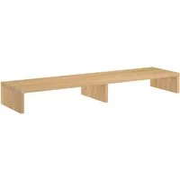 ERST-HOLZ Wandregal Tischaufsatz TV-Erhöhung Monitorständer Buche massiv