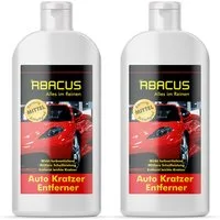 ABACUS Auto Kratzer Entferner Lackkratzer Entferner Autopolitur (entfernt leichte Kratzer, farbvertiefend), Für alle Farben geeignet