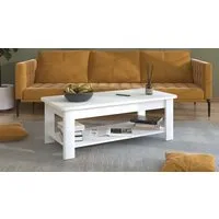 Home affaire Couchtisch Jersey Kaffeetisch, 124 cm, in trendigen Farben, modern, Eleganter Couchtisch, zeitloses Design, mit eine Ablagebode