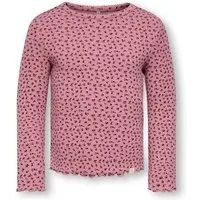 KIDS ONLY Langarmshirt KMGTRINNY AOP LS O-NCK TOP JRS NOOS Baumwollmischung, figurbetont