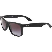 Ray-Ban Sonnenbrille Ray-Ban Justin RB4165 601/8G Matte Black Grey Gradient