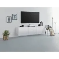 borchardt Möbel Lowboard Sophia, TV-Schrank mit 3 Türen, hängend oder stehend, Breite 139 cm mit 3 Türen, stehend und hängend