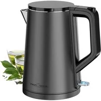 ProfiCook Wasserkocher PC-WK 1290, Wasserkocher 1,5L, 2200W, mattes Gehäuse