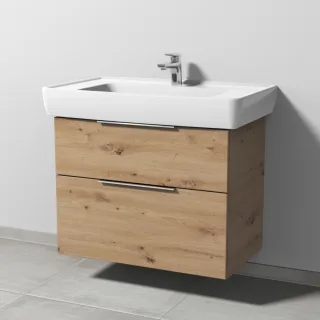 Sanipa 3way Waschtischunterbau zu Laufen Pro A Waschtisch mit 2 Auszügen, Eiche Natural-Touch UM75885