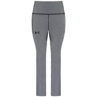 Under Armour Heatgear Stretch Taille Grey Womens Geo -Knöchel -Leggings 1371114 001