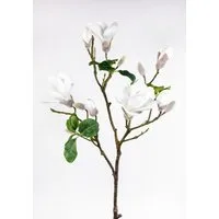 Kunstblume Magnolienzweig / Magnolienast 98cm weiß GA künstliche Blumen Magnolie, Seidenblumen Roß, Höhe 98 cm