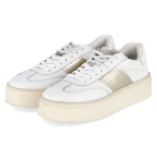 Bullboxer Plateau-Sneaker  Weiß - Gr. 37 -  Textil und Synthetik