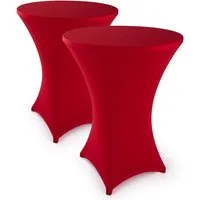 Blumtal Stehtischhusse Stretchbezug Stehtisch Hussen, Elegante Stehtischhusse für Bistrotische