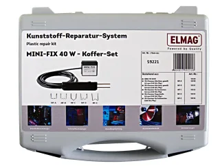 ELMAG Kunststoff-Reparatur-System MINI-FIX 40W - SET im Koffer - 59221