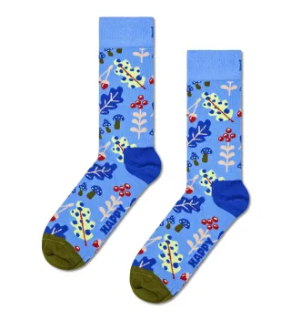 happy socks - Autumn Leaf Sock Blau - Gr. - 41/46
