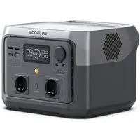 Ecoflow EcoFlow Tragbare Powerstation RIVER 2 Max 512 Wh Solargenerator Powerstation EcoFlow River 2 Max EcoFlow RIVER 2 Max 160000 mAh (220-240 V), X-Boost Funktion (bis zu 1000 W), Schnellladung in 1 Stunde