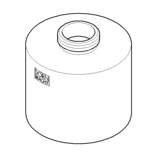 Dornbracht Aufnahme Flasche (Wand) 90101052900-00 chrom