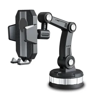 360° Rotating Mobile Phone Holder For Car Shockproof Multi-Function Car Navigation Holder Instrument Panel Suction Cup W